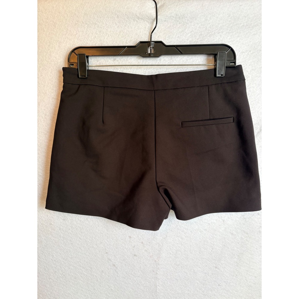 Zara Trafaluc Black Pleated Skort Size Small Side Zip Mini Skirt Shorts - Picture 2 of 7